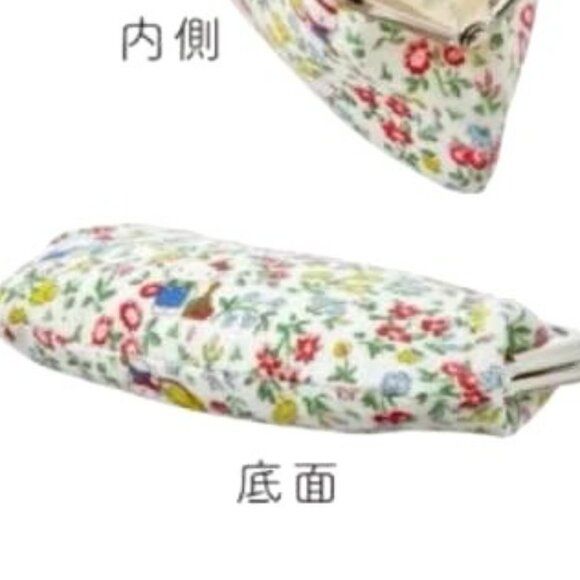 Hello Kitty Japan Coin Card Purse Kiss Snap Kitty with Floral Print Red  NEW - Picture 5 of 8